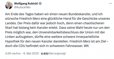 Screenshot 2025-05-06 at 16-45-22 Wolfgang Kubicki auf X „Am Ende des Tages haben wir einen neuen Bundeskanzler und ich wünsche Friedrich Merz eine glückliche Hand für die Geschicke unseres Landes. Der Preis dafür war jedoch [...].png